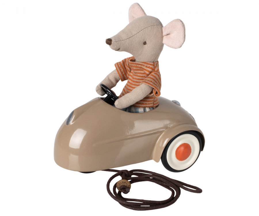 Maileg Mouse car - Light brown