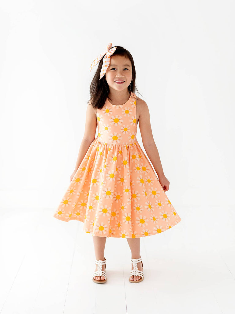 Sofia Dress in Blooming Sunshine Pocket Twirl Dress