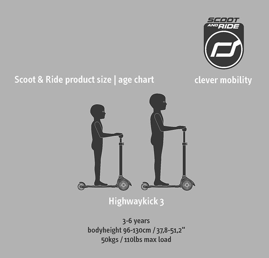 Scoot & Ride Highwaykick 3 - Blueberry