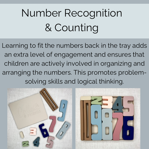 Silicone Wyatt Number Stacking Blocks – Mini Mint
