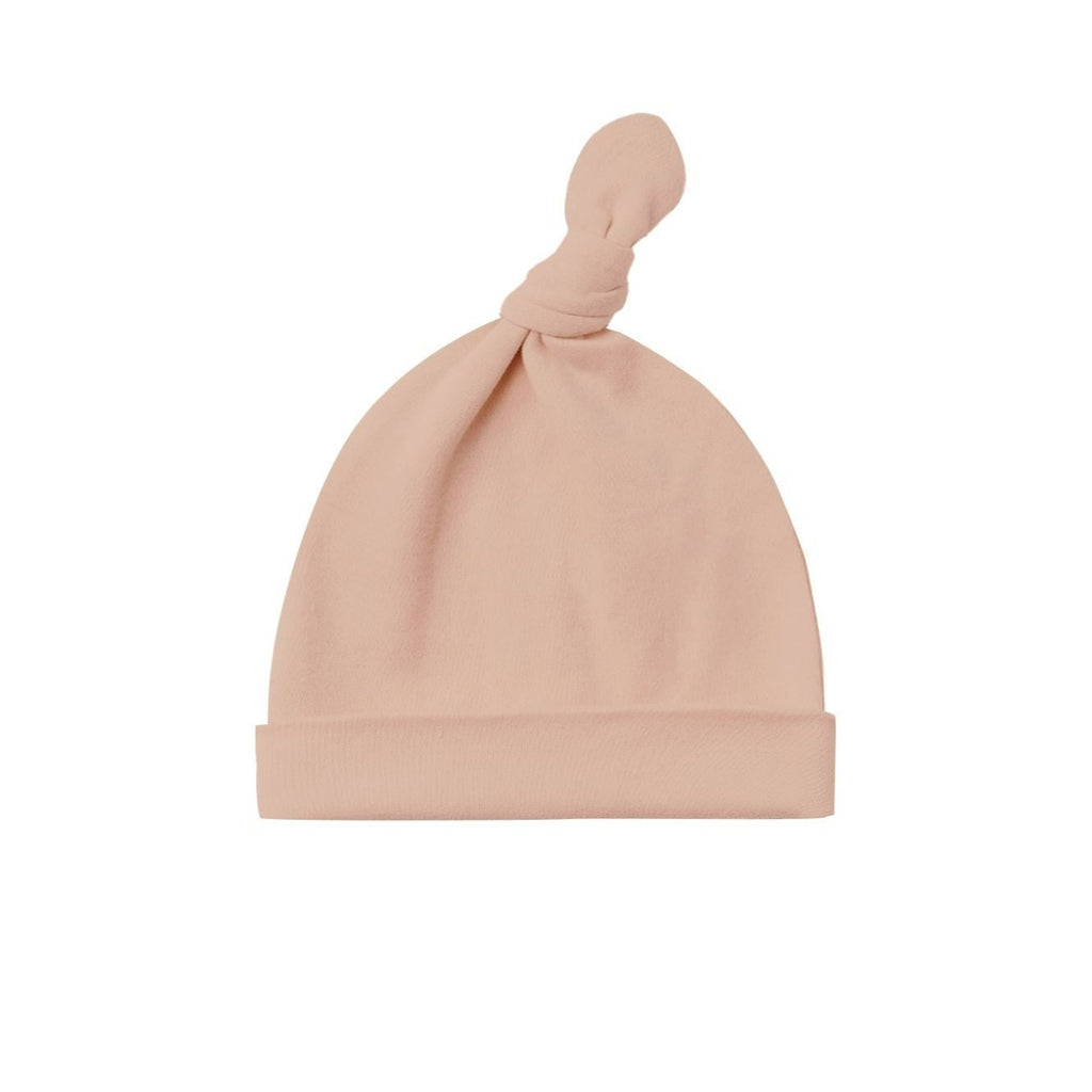 Quincy Mae Knotted Baby Hat - Blush