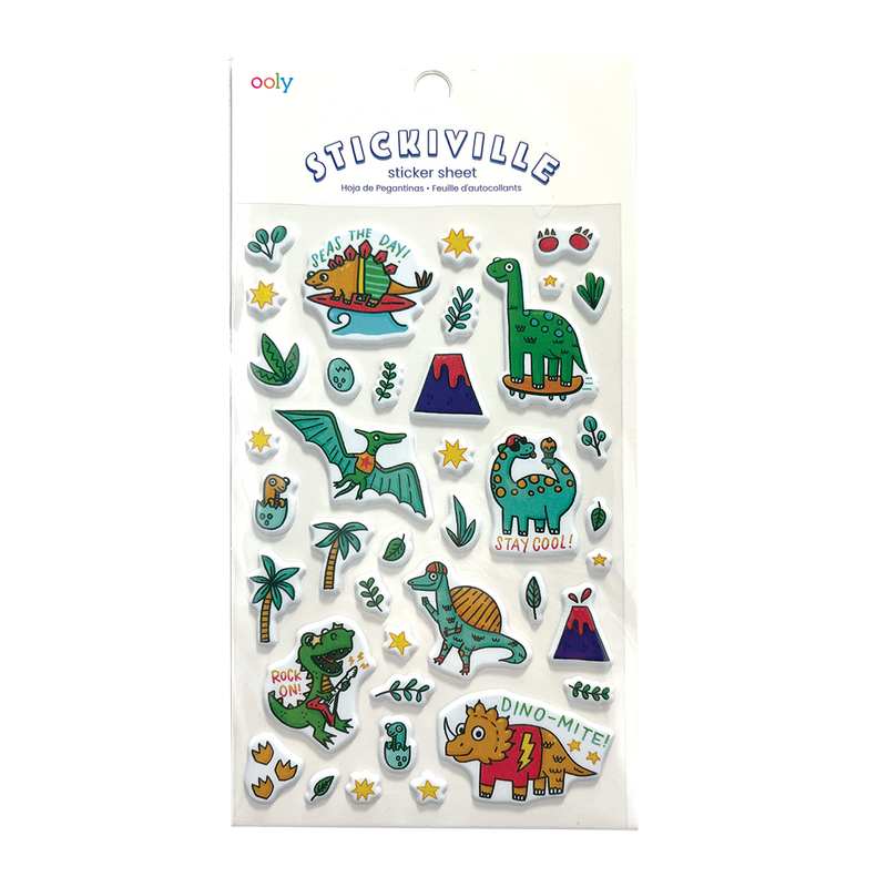 Ooly Stickiville Stickers  - Dino Mite