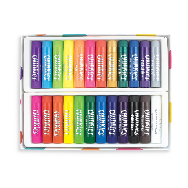 Ooly Chunkies Paint Sticks - Variety Pack of 24