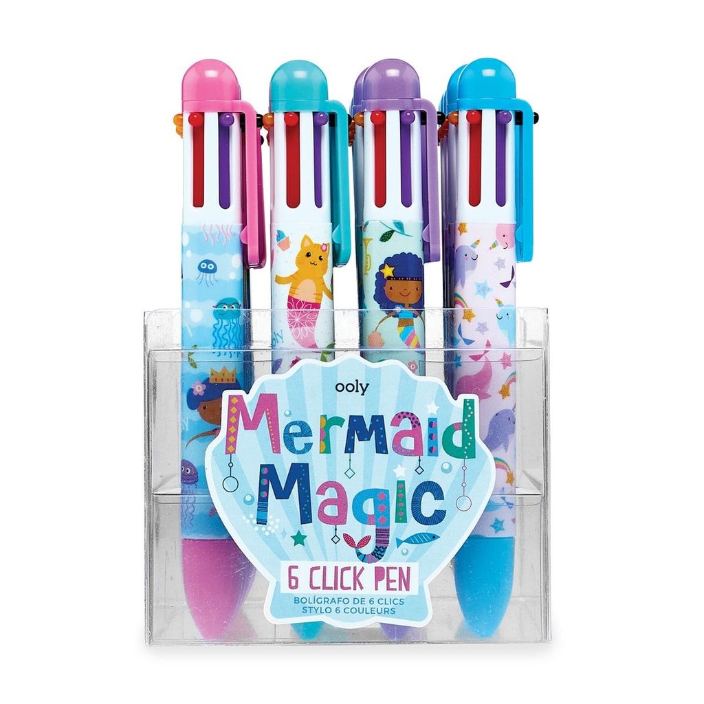 Ooly  6 Click Pens: Mermaid Magic