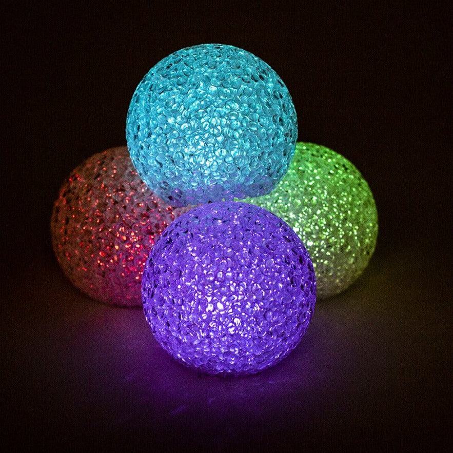 Rainbow Glow Balls