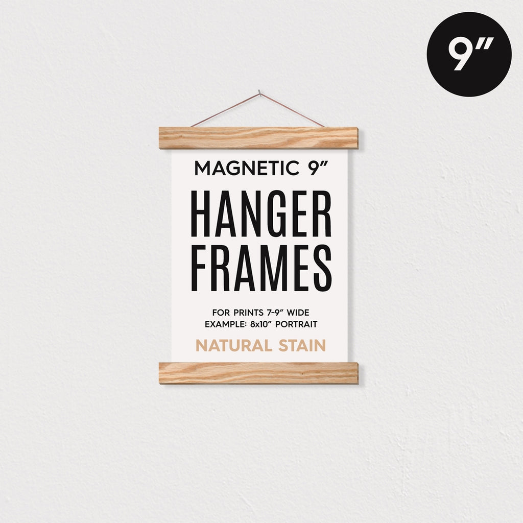 9" MAGNETIC Poster Hanger Frame for 8x10" Portrait Print