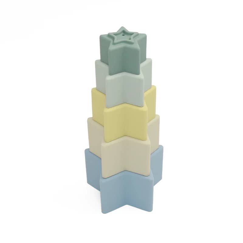 Star Cup Stacker - All Silicone- slate