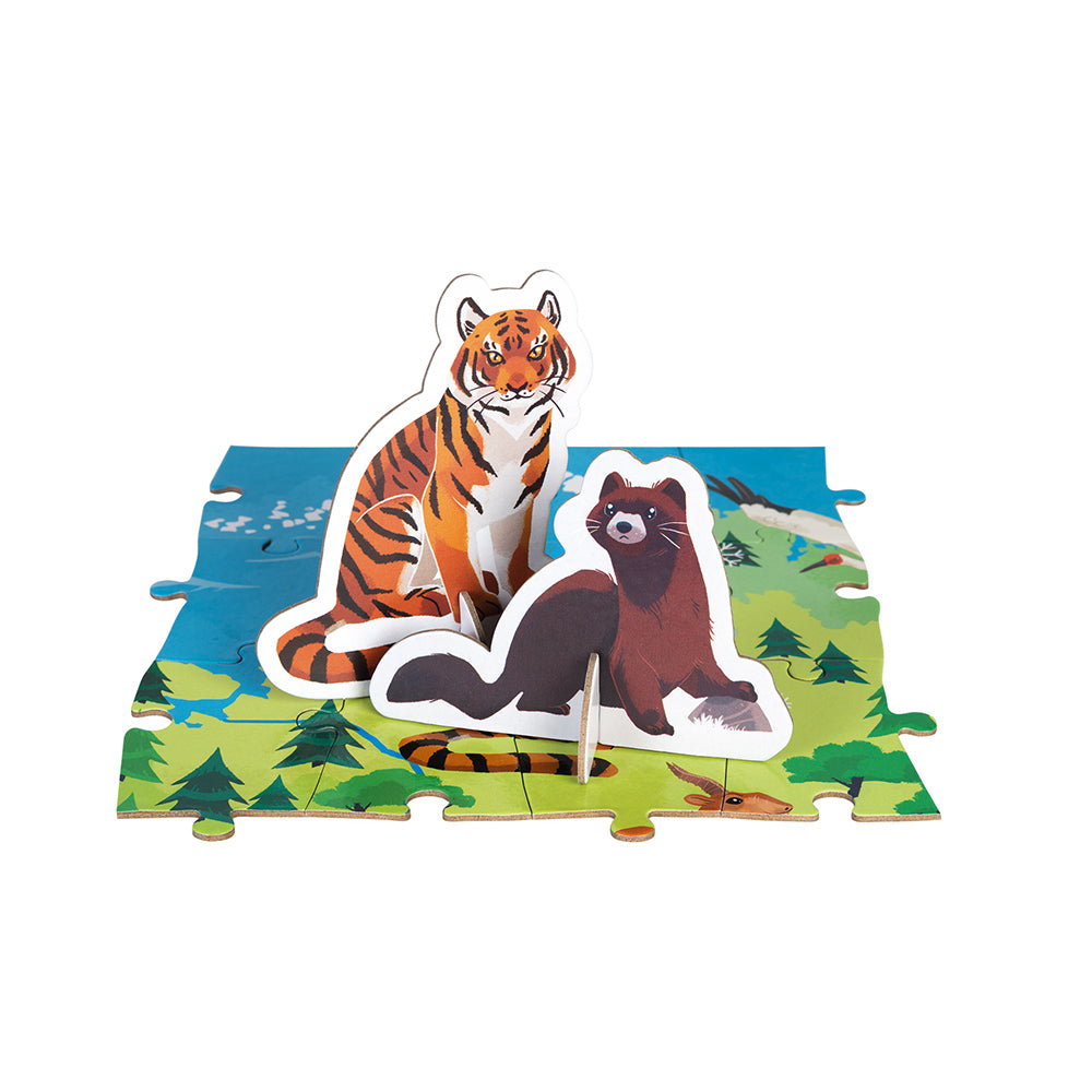 Endangered Animals - Educational 200pc Puzzle