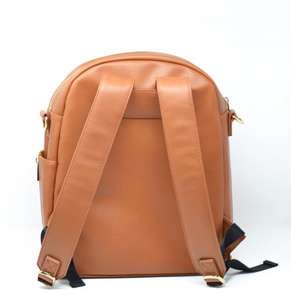 Pretty Pokets Vegan Leather Diaper Bag Backpack