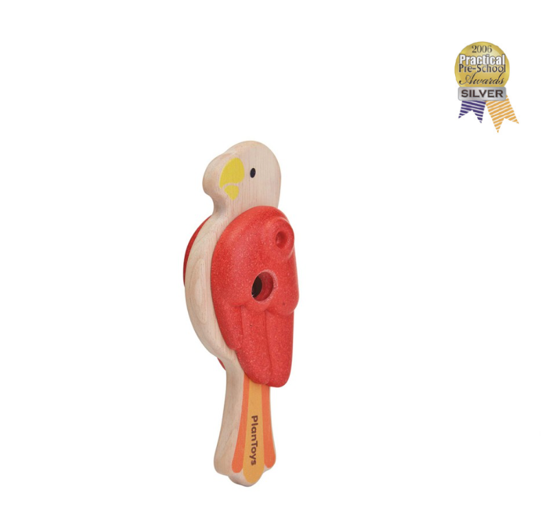 Plan Toys Percussion - Red Parrot