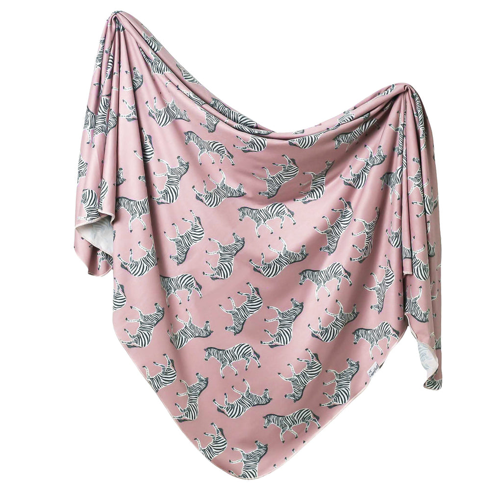 Copper Pearl Knit Swaddle Blanket - Zella
