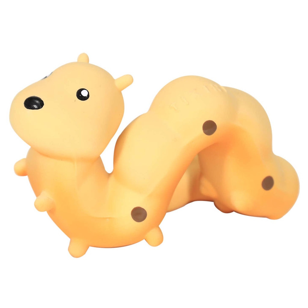 Caterpillar - Natural Rubber Teether, Rattle & Bath Toy