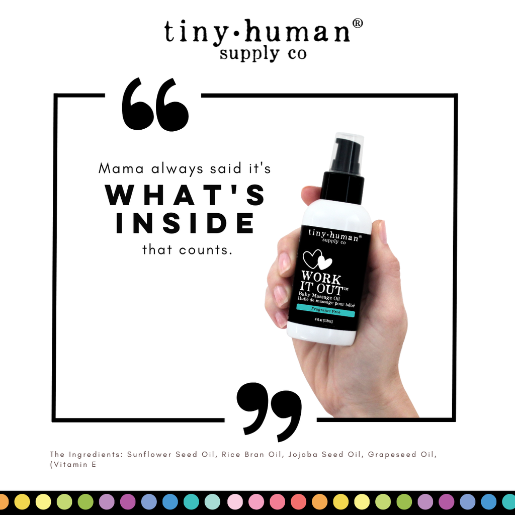 Tiny Human Supply Co. - Work it Out Baby Massage Oil 4oz