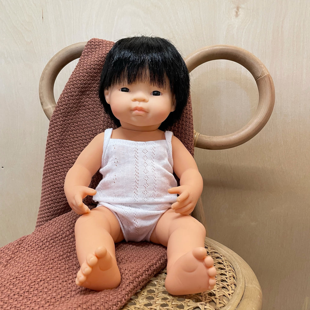 Miniland Baby Doll Asian Boy