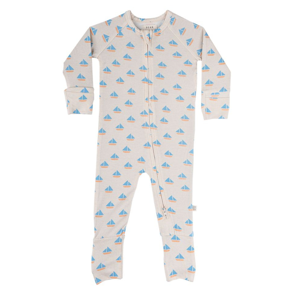 Sailboats Modal Convertible Romper