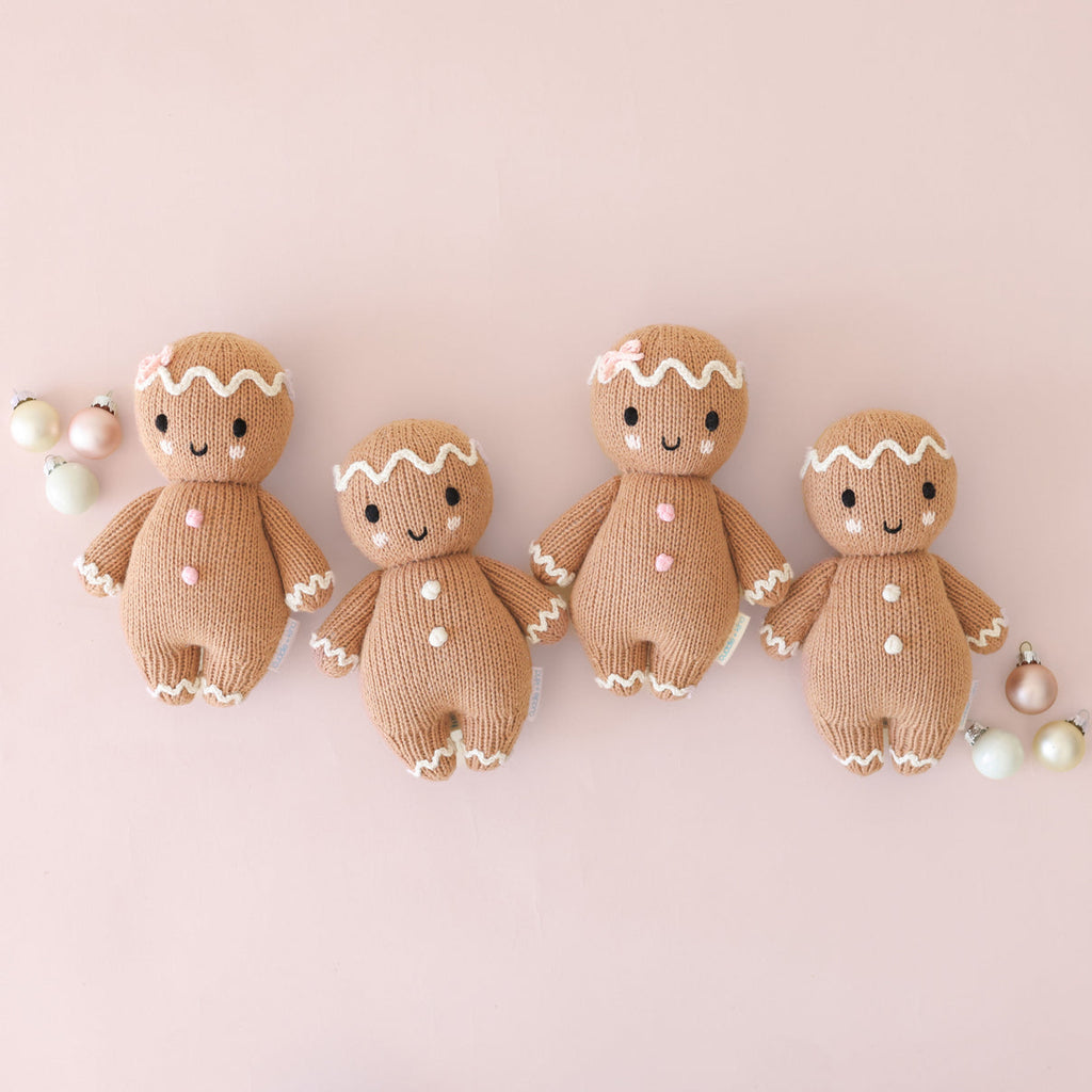 Cuddle + Kind Baby Gingerbread - Icing White