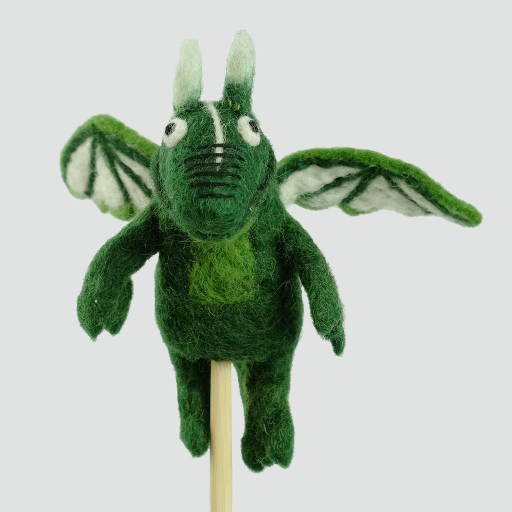 Felt Finger Puppets - Dragon - Assorted