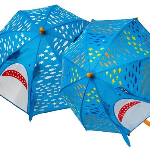 Color Changing Umbrella - 3D Shark