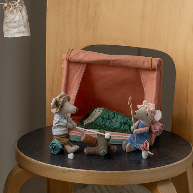 Maileg Happy Camper Tent, Mouse