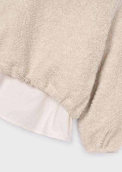 Almond Lamb Wool Pullover