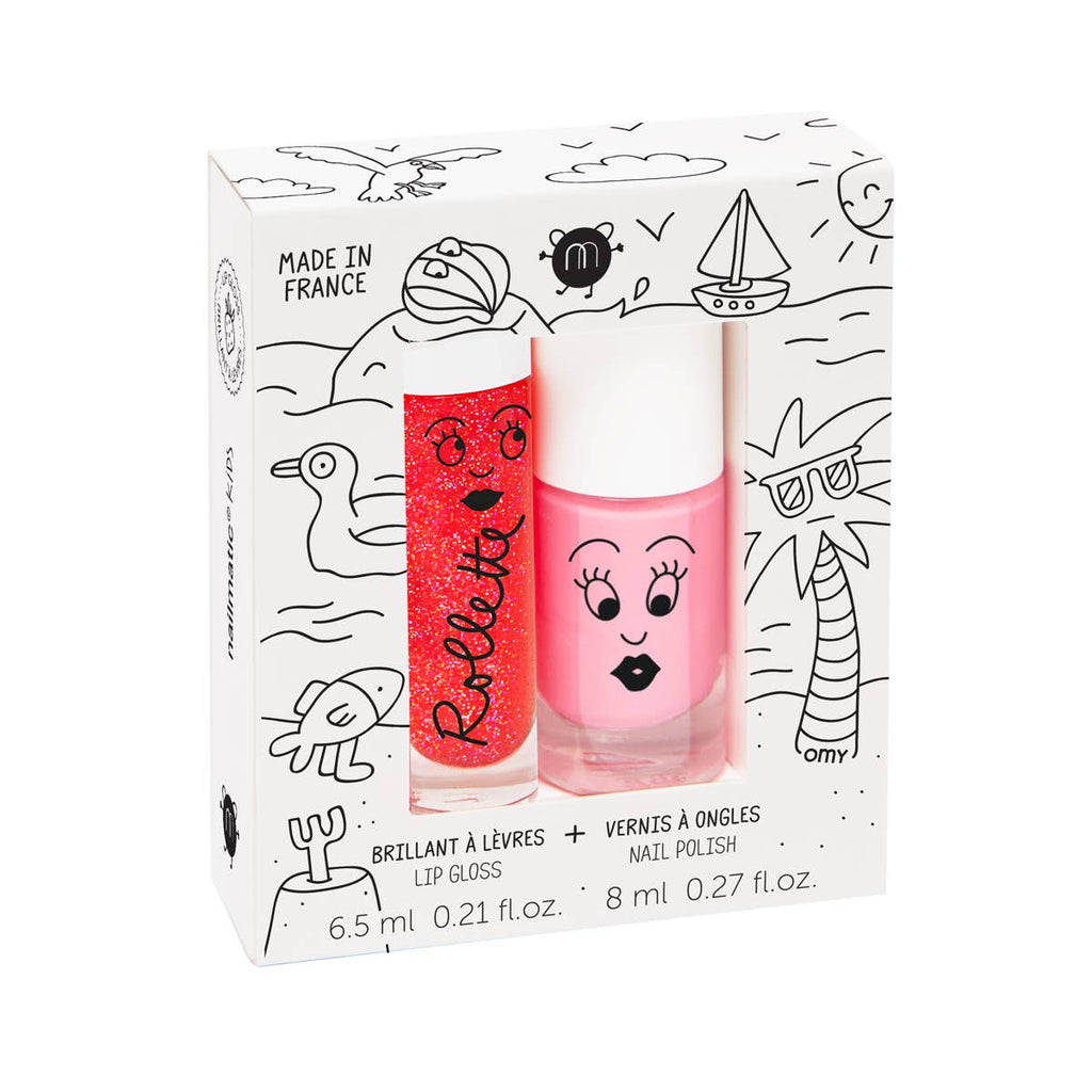 Nailmatic Nail Polish + Lip Gloss Set - Holidays