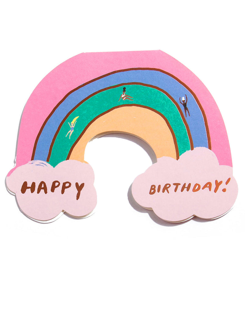 Rainbow- Shaped Birthday Card