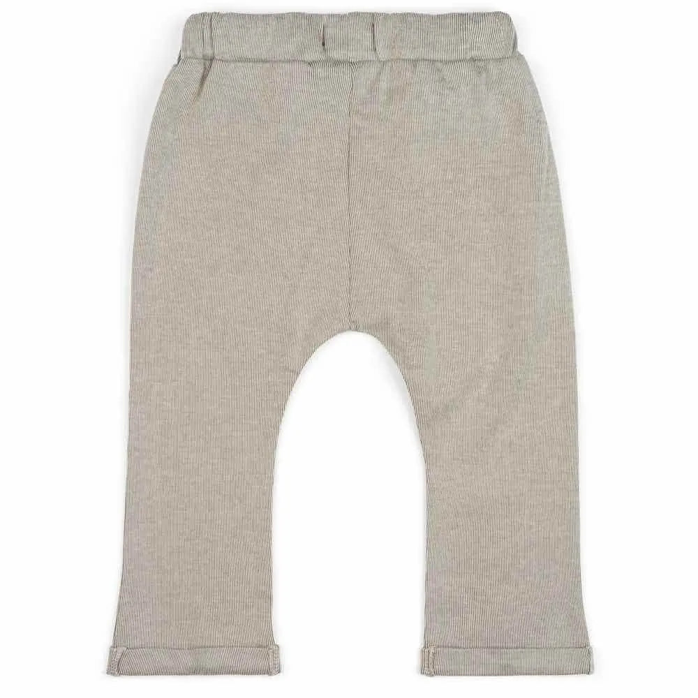 Grey Pinstripe Baby Jogger Pants