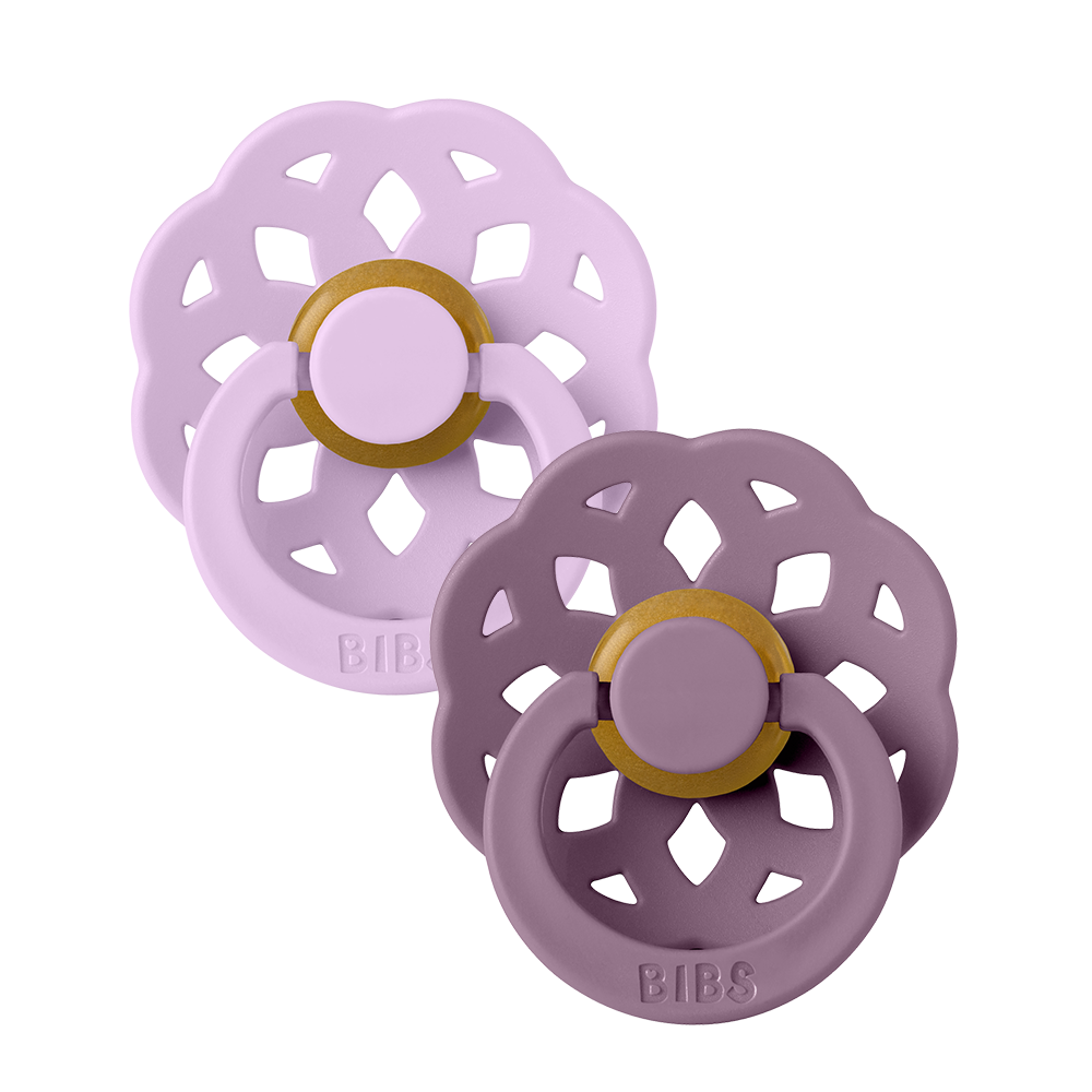 Bibs Pacifier Boheme 2 PACK - Violet Sky/Mauve