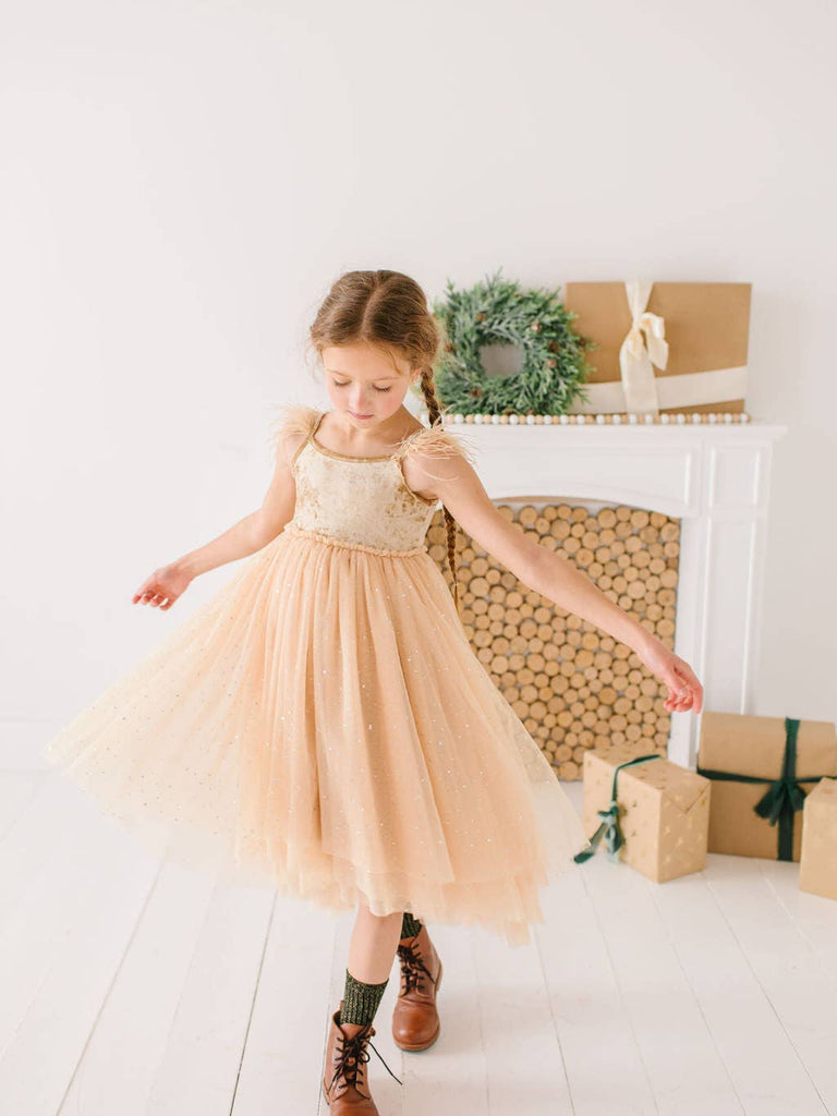 Jolie Dress in Golden Child