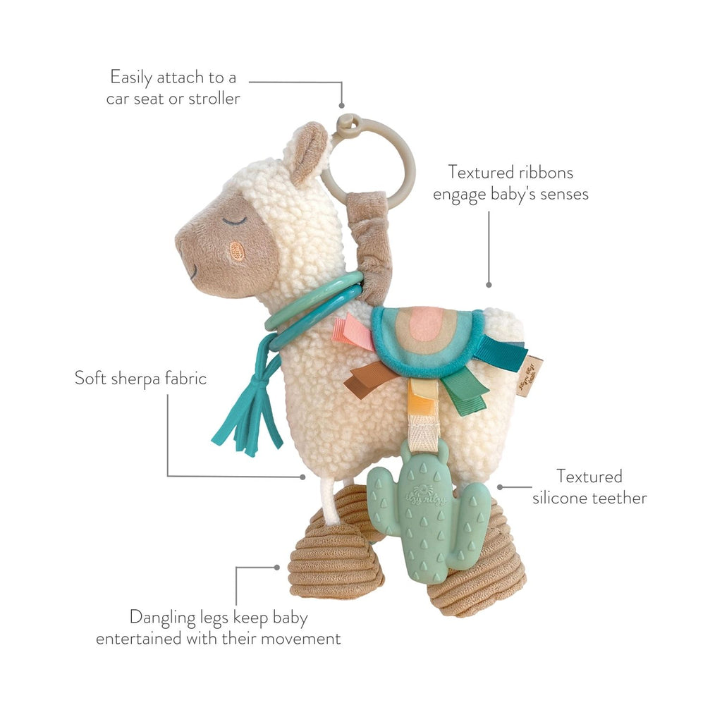 Itzy Unicorn Link & Love™ Activity Plush with Teether Toy