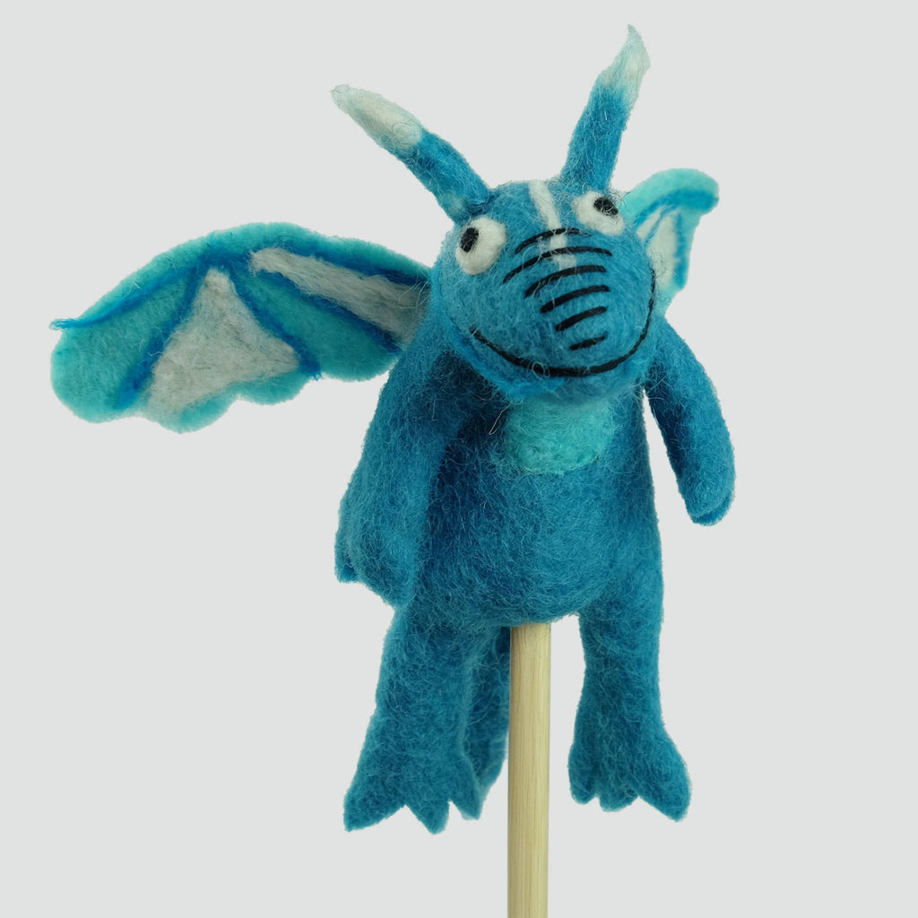 Felt Finger Puppets - Dragon - Assorted