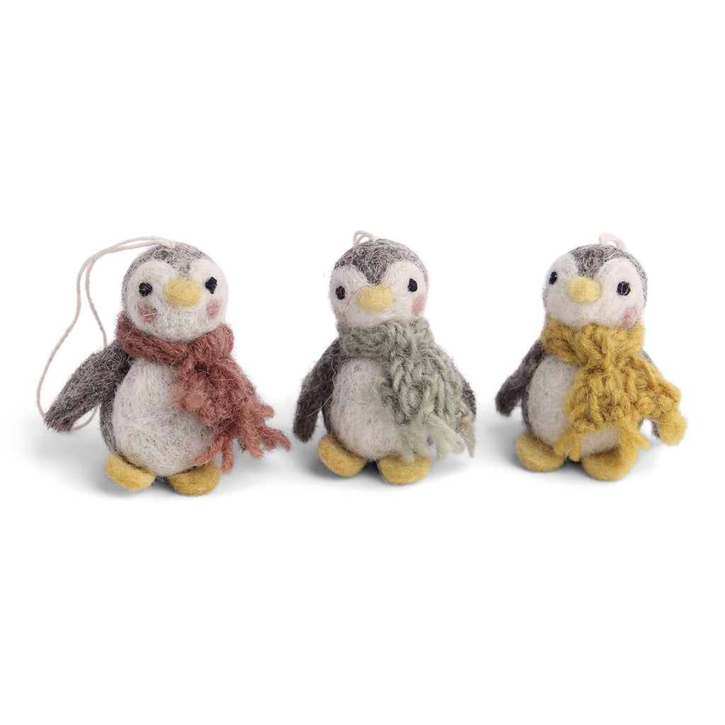 Felt Baby Penguin Ornaments