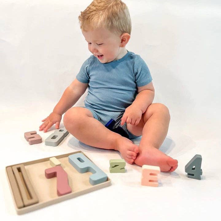 Silicone Wyatt Number Stacking Blocks