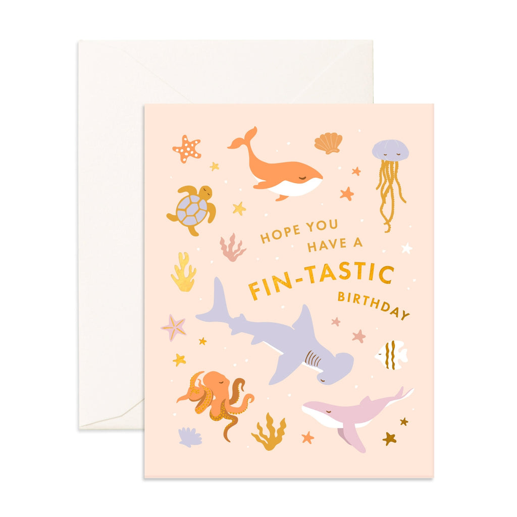 Fin-Tastic Birthday Greeting Card