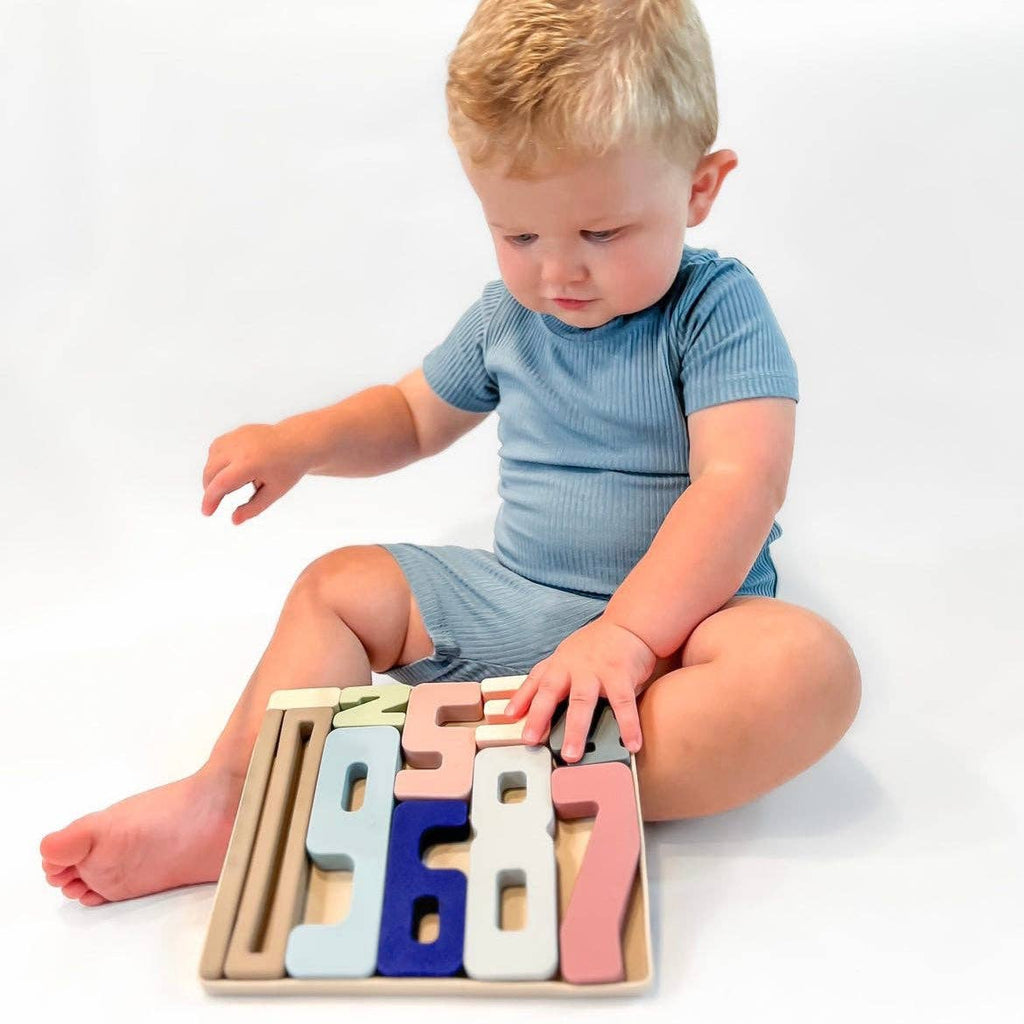 Silicone Wyatt Number Stacking Blocks