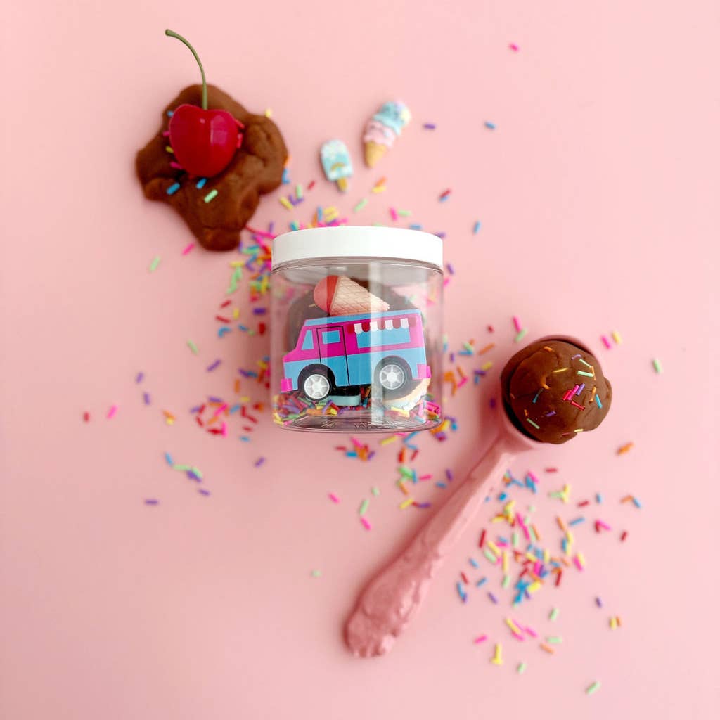 Ice Cream Truck Mini Dough-To-Go Play Kit