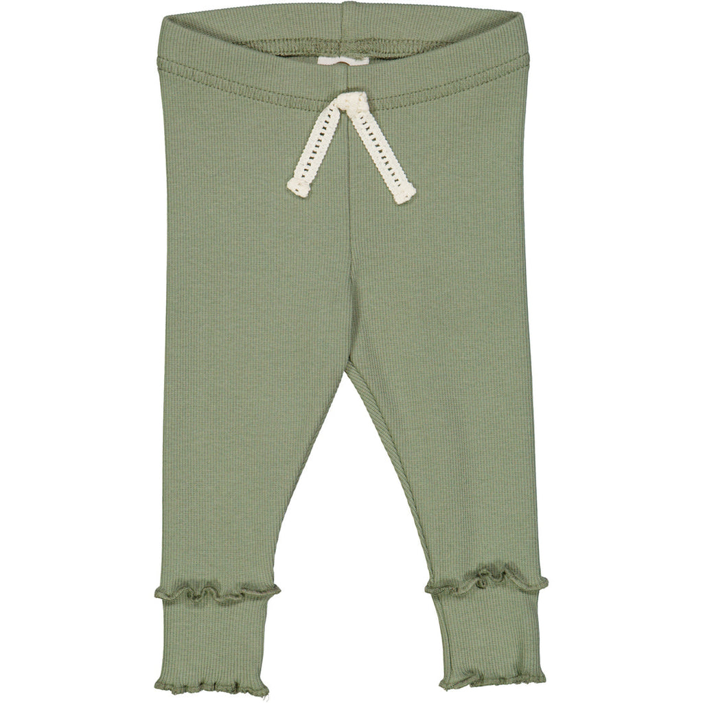 Cozy Me Rib Leggings - Poetry Green