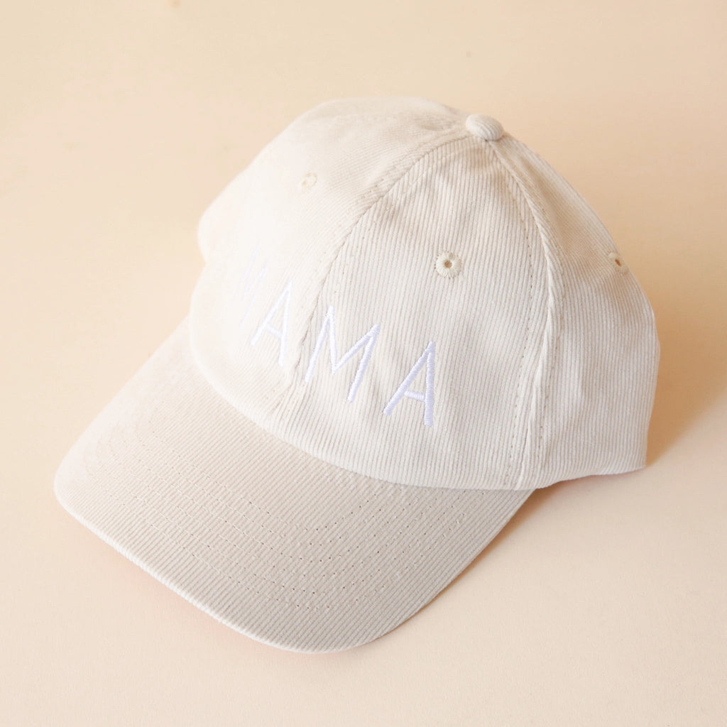 Mama Baseball Hat - Ivory