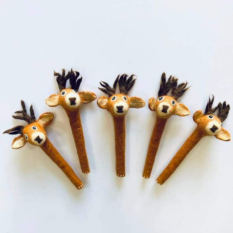 Felt Pencil Topper - Deer