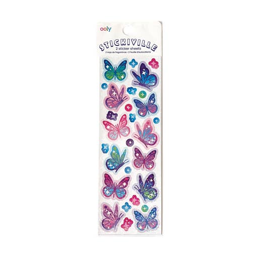 Ooly Stickiville Stickers  - Glittery Butterflies