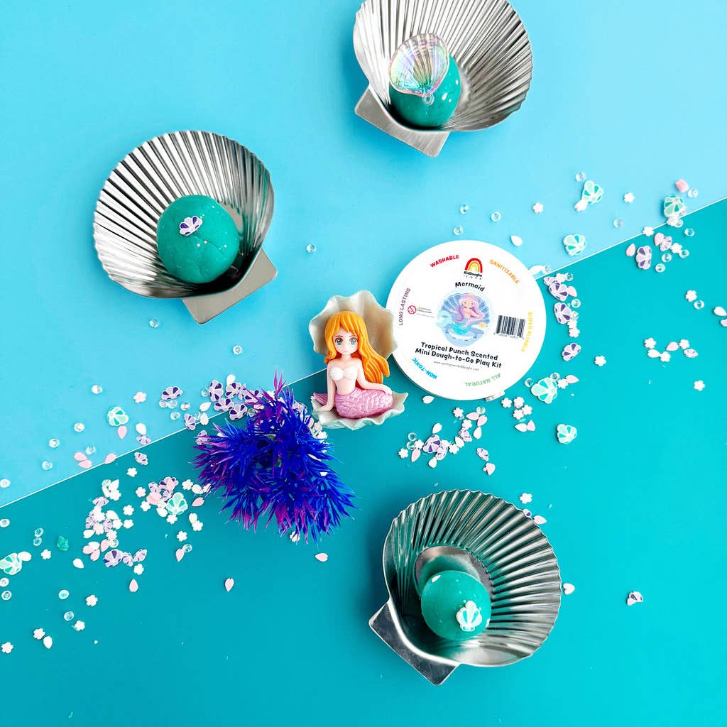 Mermaid Mini Dough-To-Go Play Kit