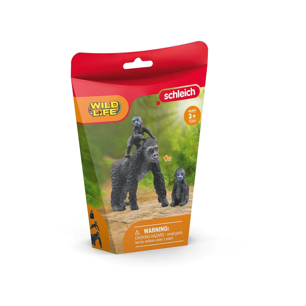 Gorilla Family Wild Animals Playset