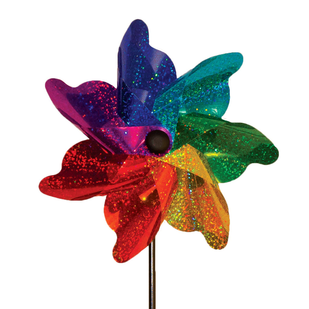 Rainbow Sparkle 8" Pinwheel Spinner
