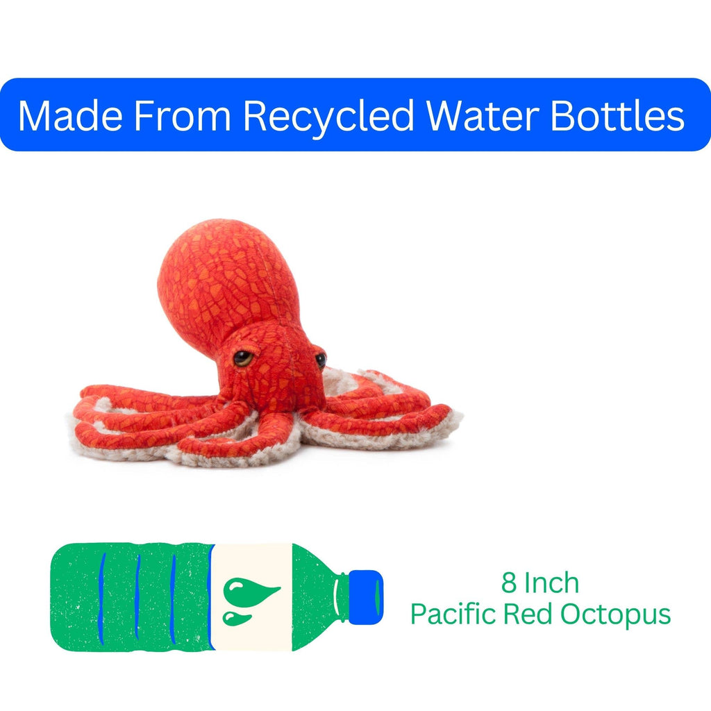 Pacific Red Octopus 8"