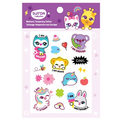 Suyon Kids Non Toxic Temporary Tattoos