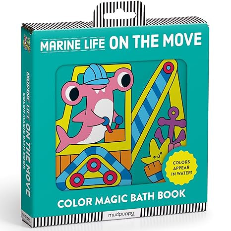 Marine Life On The Move Magic Bath Book