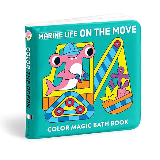 Marine Life On The Move Magic Bath Book