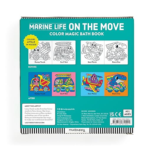 Marine Life On The Move Magic Bath Book