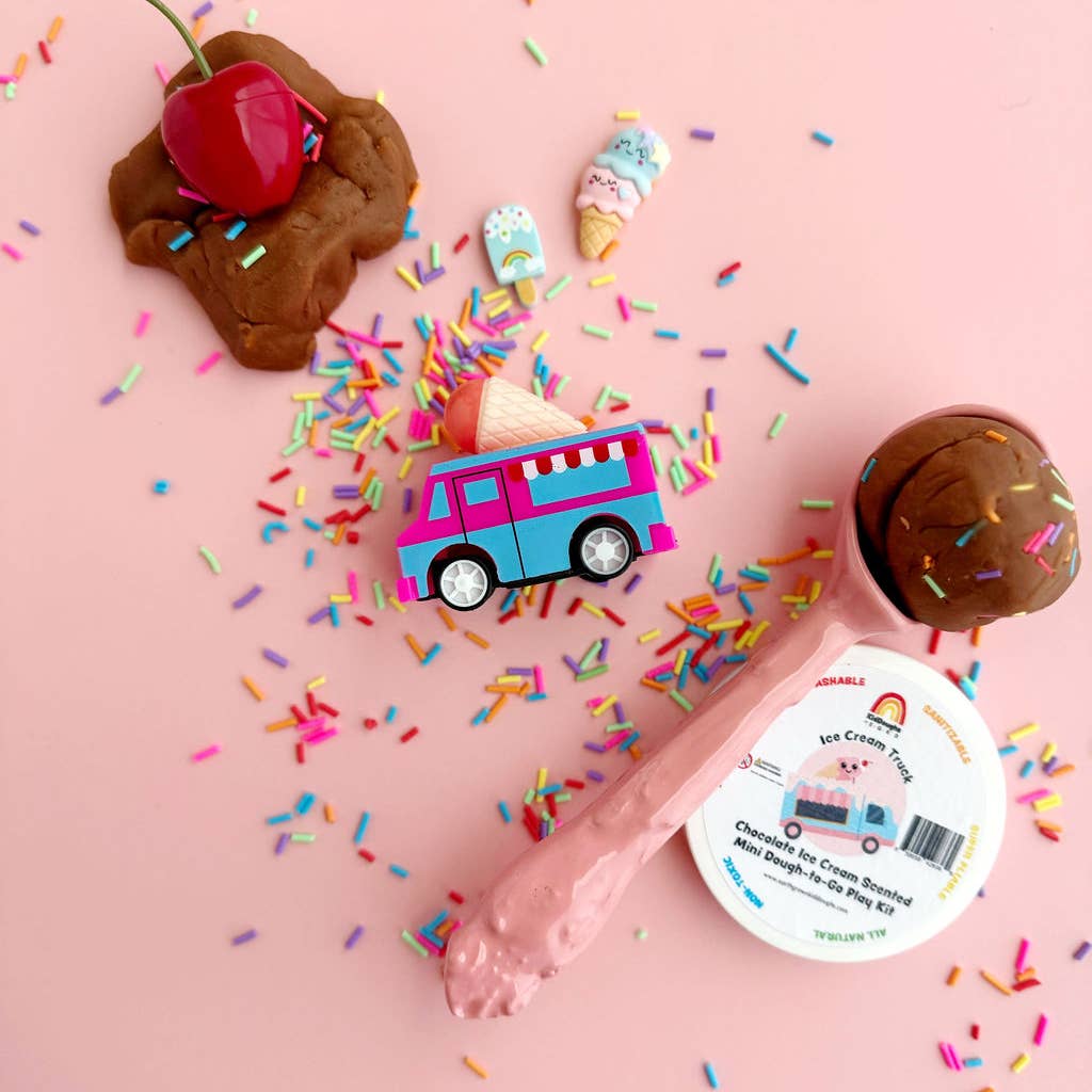 Ice Cream Truck Mini Dough-To-Go Play Kit