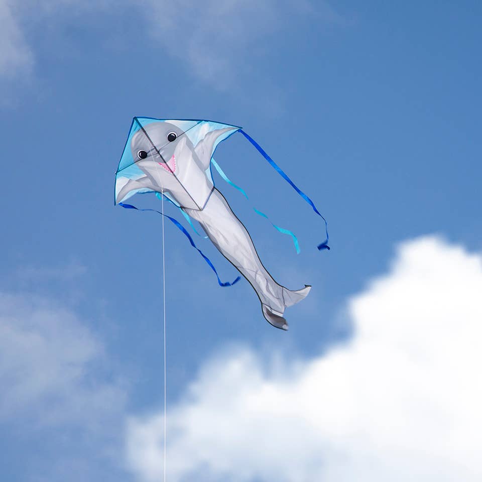 In the Breeze - Dolphin 45" Fly-Hi Kite